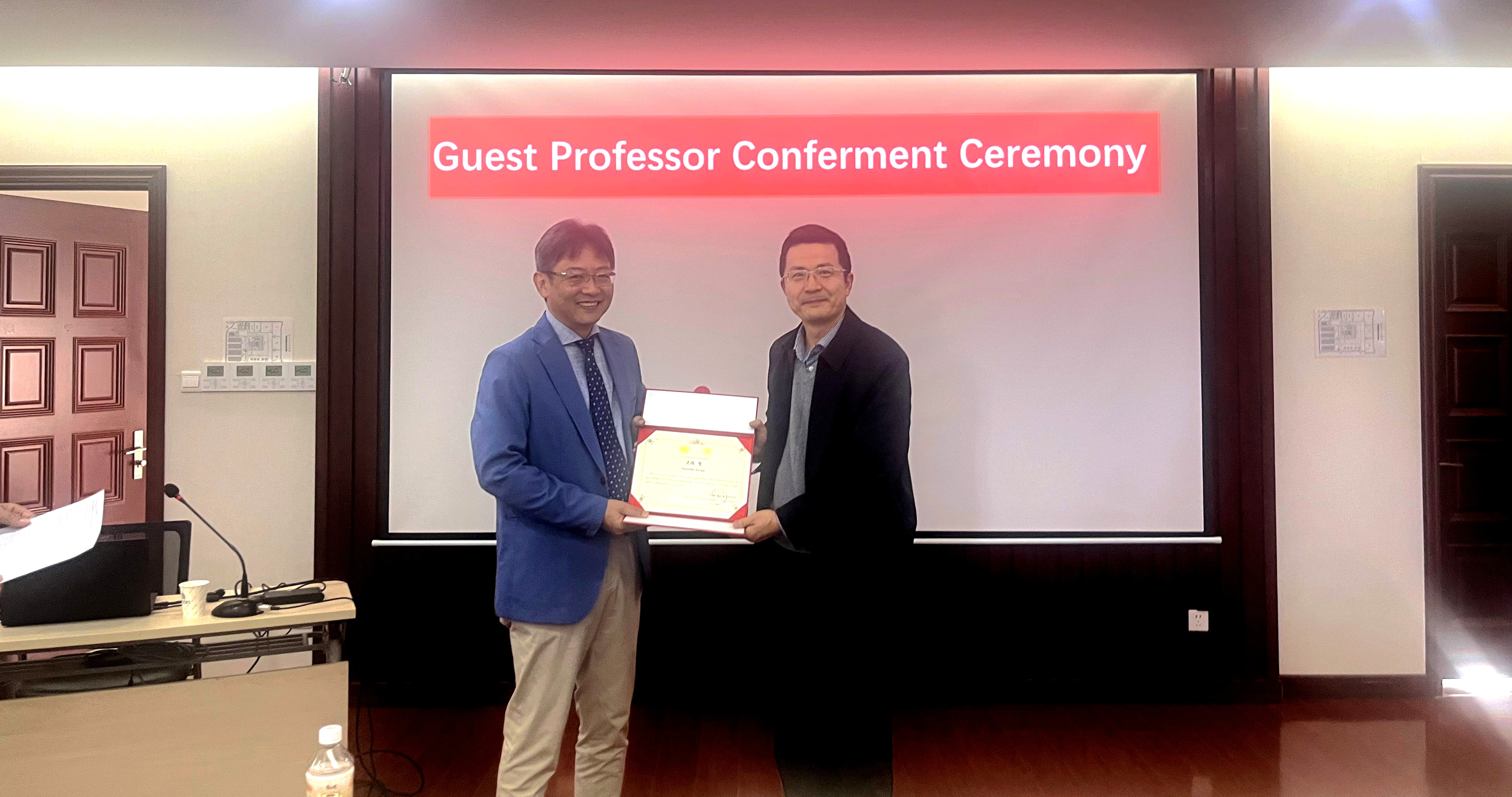 日本东北大学教授淡路智访问电工所